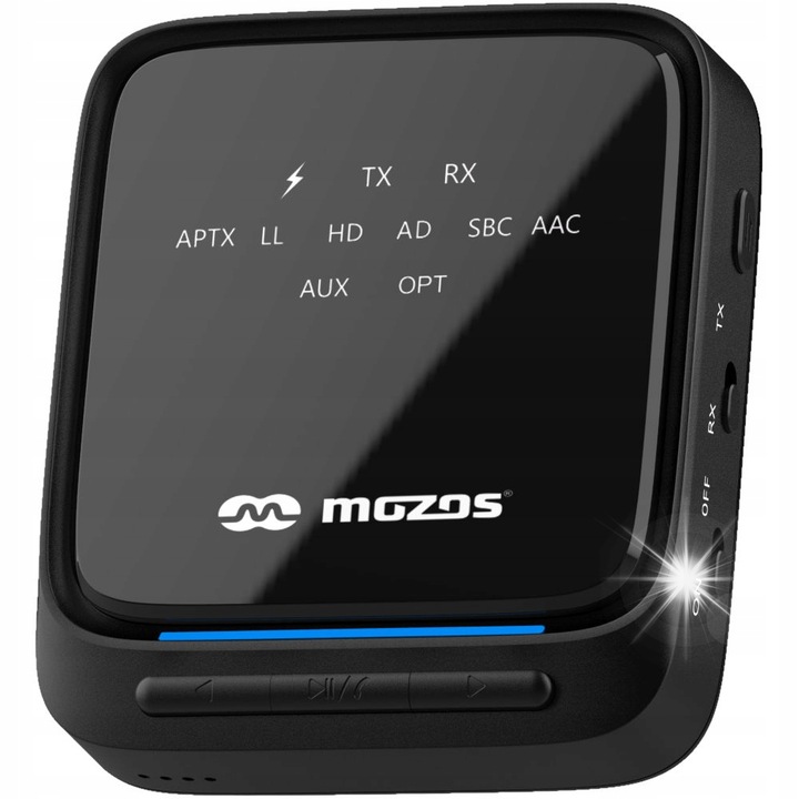 Безжични адаптери Mozos, Bluetooth aptX HD предаване, ниска латентност, оптичен конектор