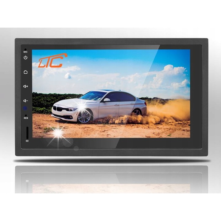 Радио за кола LTC AVX8200BT 2DIN, Android 10, GPS, камера за задно виждане, 7"