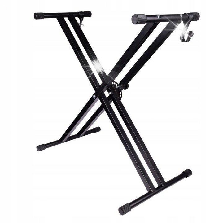 Stativ keyboard NN X4, fekete, 7-pontban állítható, 30-95cm, max 50kg