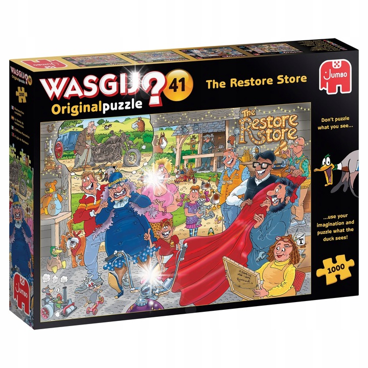 Wasgij Original 41, Jumbo, 1000 darabos, többszínű, 14.5x10.7x2.5cm