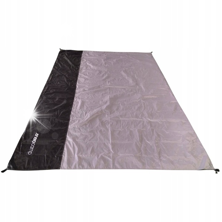 PODLOGA CORT 3X2M, ENERO CAMP, gri, material 210D Oxford, set cu 4 stifturi
