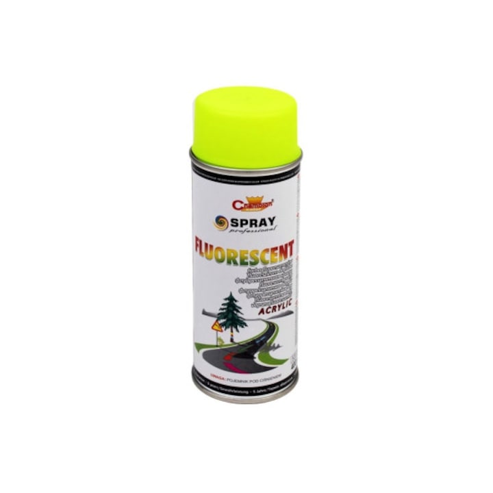 Champion Professional fluoreszkáló sárga festékspray, 400ml