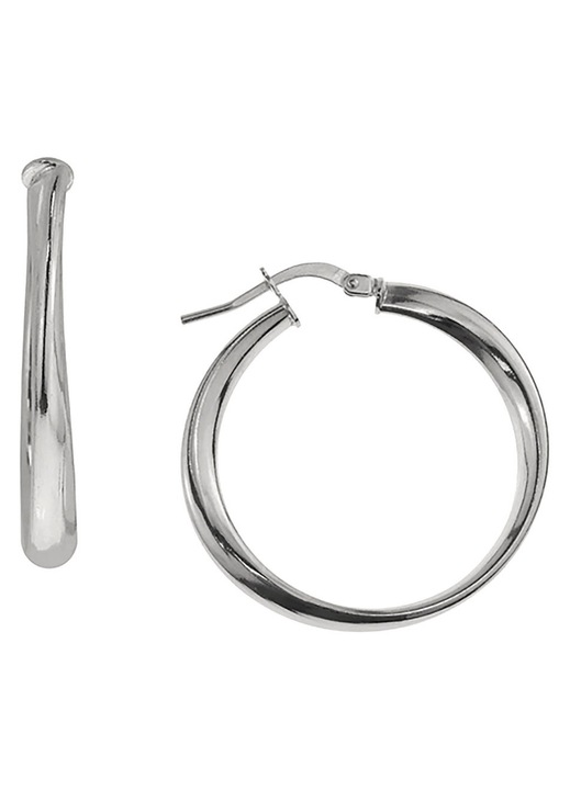 Cercei din argint 925 cu piatra taiata, GREGIO, design clasic