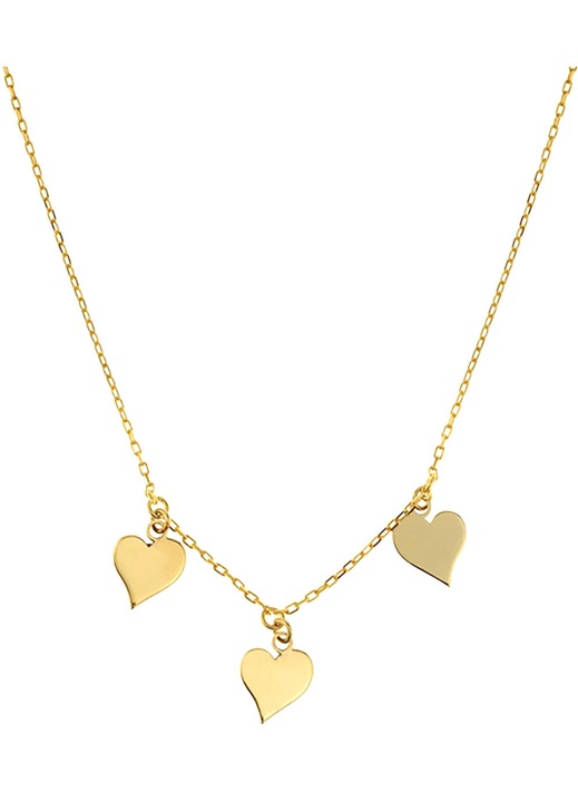 Colier GREGIO din Argint 925 cu trei inimi