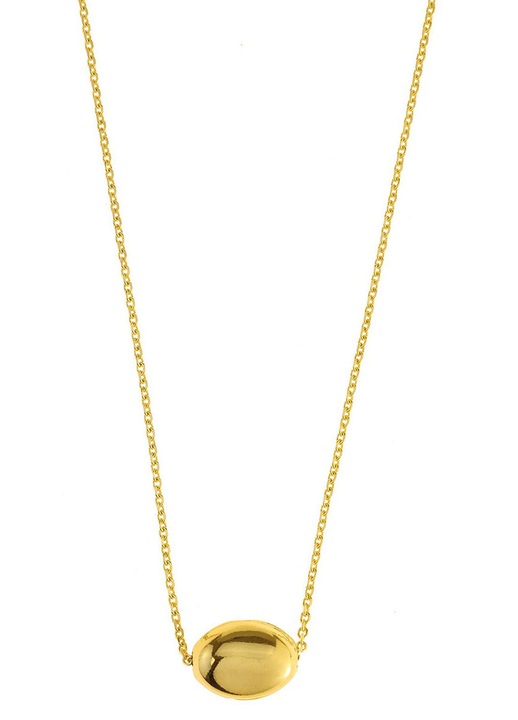 Colier dama GREGIO, argint 925 placat cu aur, design minimalist