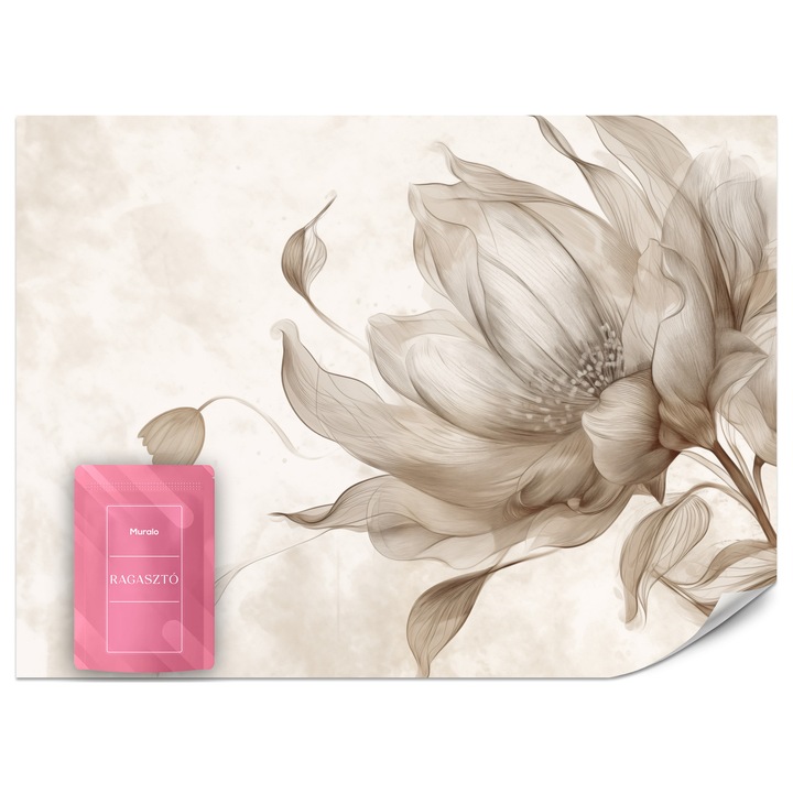 Fotótapéta Muralo Glamour Virág 500x350 Modern Nappali Dekoráció