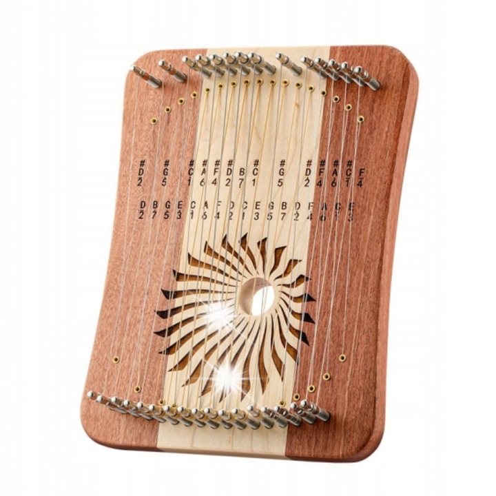 Kalyra 31 húros zenei hangszer Hluru KL31, natúr, 26.5x2.7cm