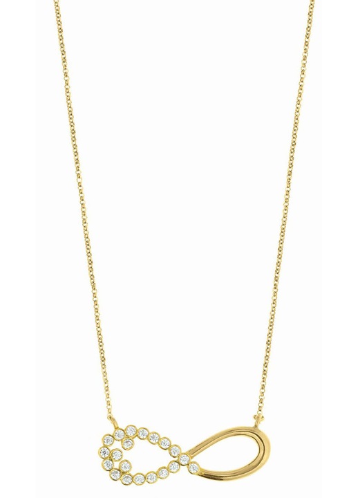 Colier dama GREGIO, argintiu, auriu