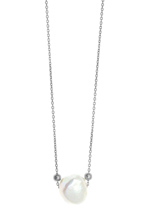 Colier din Argint 925 GO55390, perla alba, GREGIO Jewels