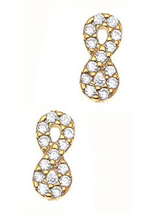 Cercei dama GREGIO, argint 925, cu pietre Zirconiu, GO53878