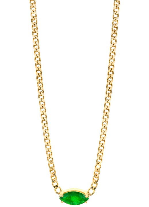 Colier dama GREGIO, 925, piatra zircon, 30x45cm