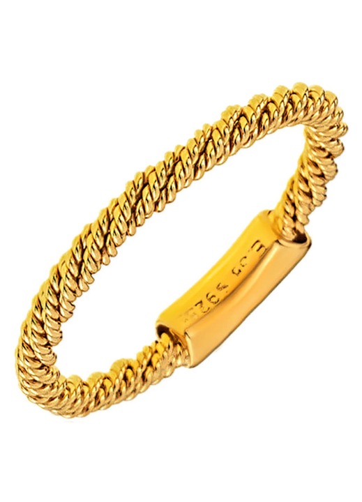 Inel dama, GREGIO, aur/argint, auriu