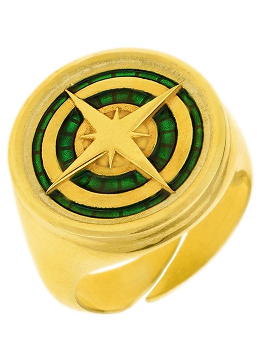 Inel dama GREGIO, argint placat cu aur, auriu