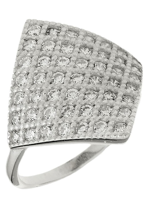 Bratara dama GREGIO, argint 925, cu pietre Zircon, argintiu
