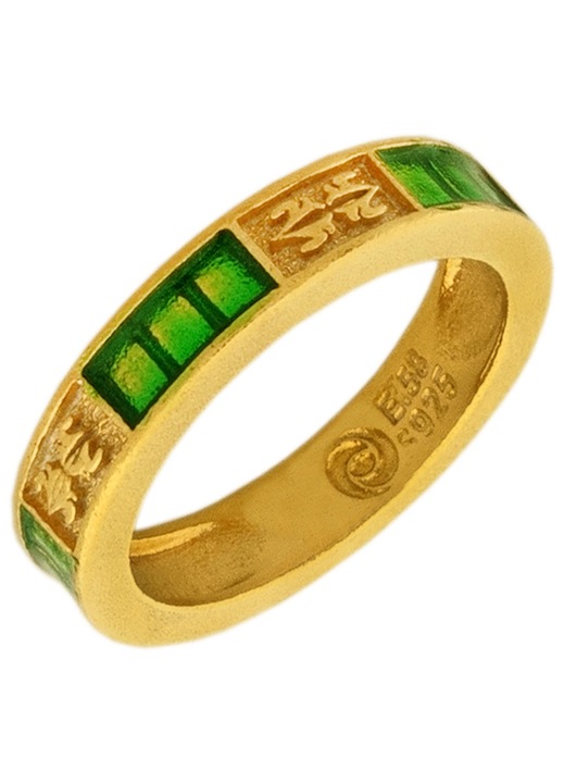 Inel dama GREGIO, argint placat cu aur, auriu