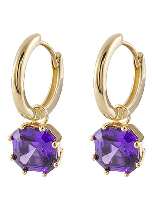 Cercei dama OXETTE, argintiu 925, cu pietre Zircon, 03x05-03341