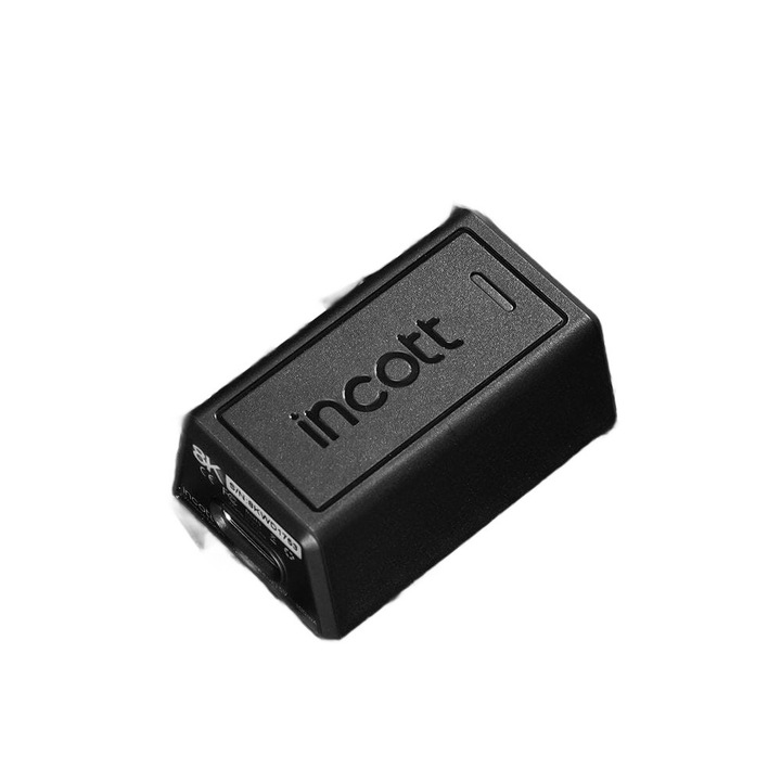 Incott vezeték nélküli adapter, fekete, alacsony késleltetésű, G039/G23/G24 egerekkel kompatibilis