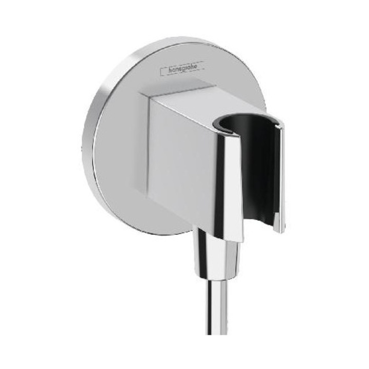 Fitinguri pentru dus Hansgrohe, suport cu conexiune G 1/2, crom, doua piese