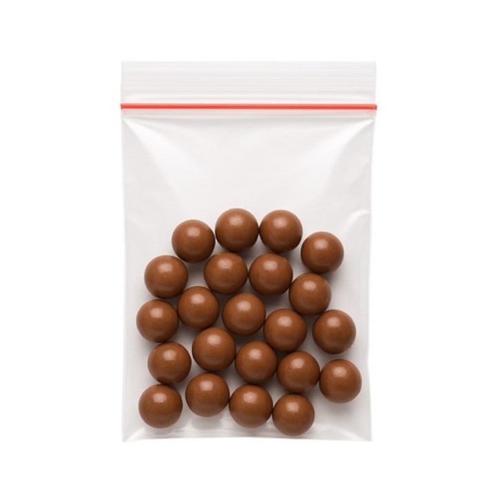 Punga cu inchidere zip NEOPAK, 50x70 mm, Transparent, 50 microni, din polietilena, 100 buc