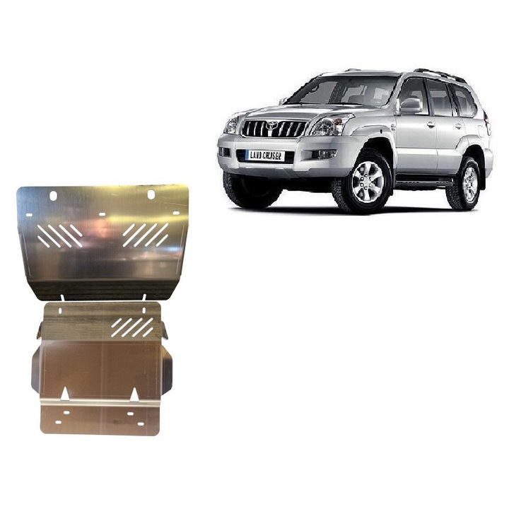 Scut motor din aluminiu Toyota Land Cruiser J120 ( 2002 - 2009 )