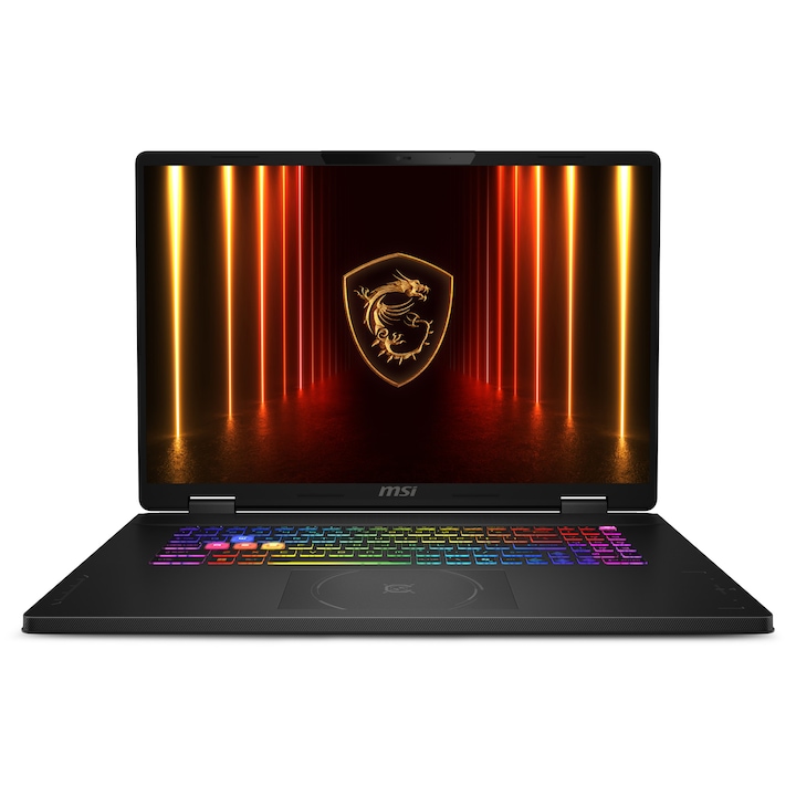 Laptop MSI Crosshair 18, 18 inch, 32GB RAM, 1TB SSD, nVidia GeForce RTX 5070, Cosmo Gray