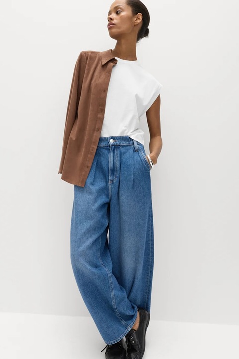 Marks & Spencer, Tricou cu decolteu rotund, Alb
