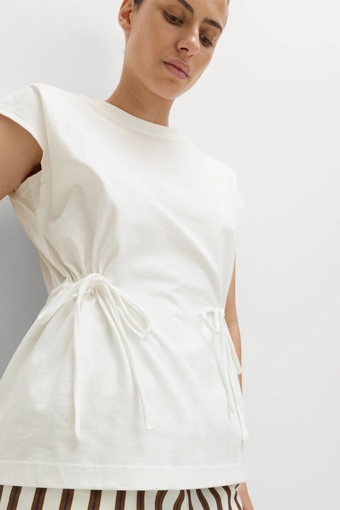 Marks & Spencer, Tricou cu snururi, Alb