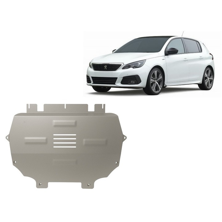 Scut motor din aluminiu Peugeot 308 ( 2018 - 2026 )