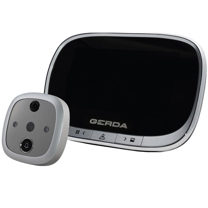 Vizor electronic GERDA OPTIC M LCD 4.3 inch, detectie miscare