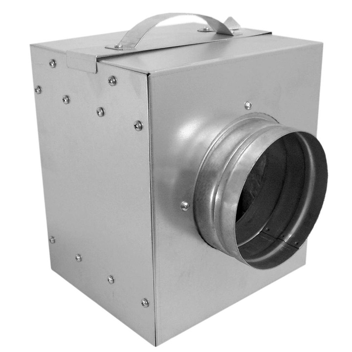 Filtru canalizat aer KOM/F 400, 125mm, metal zincat