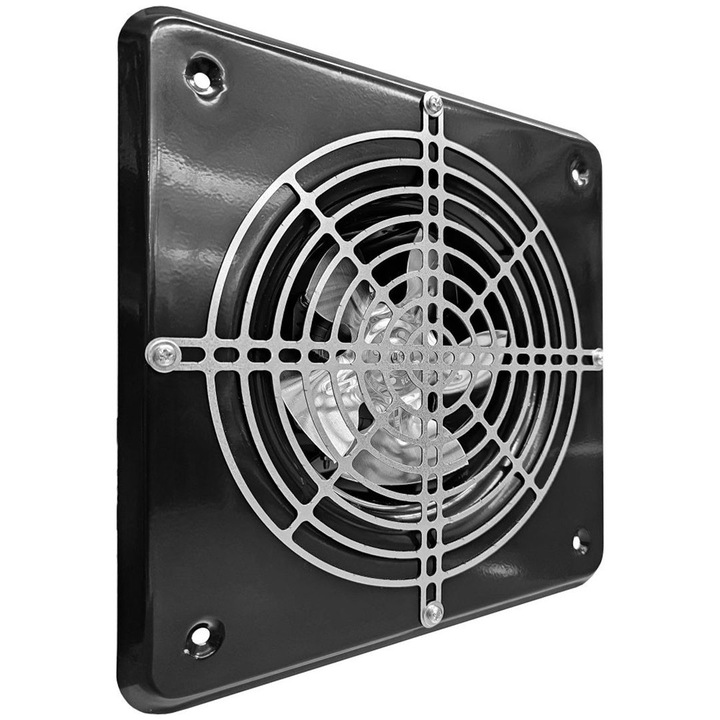 Ventilator de perete industrial, 280m3/h, 40W, negru, DOSPEL, model 007-3817