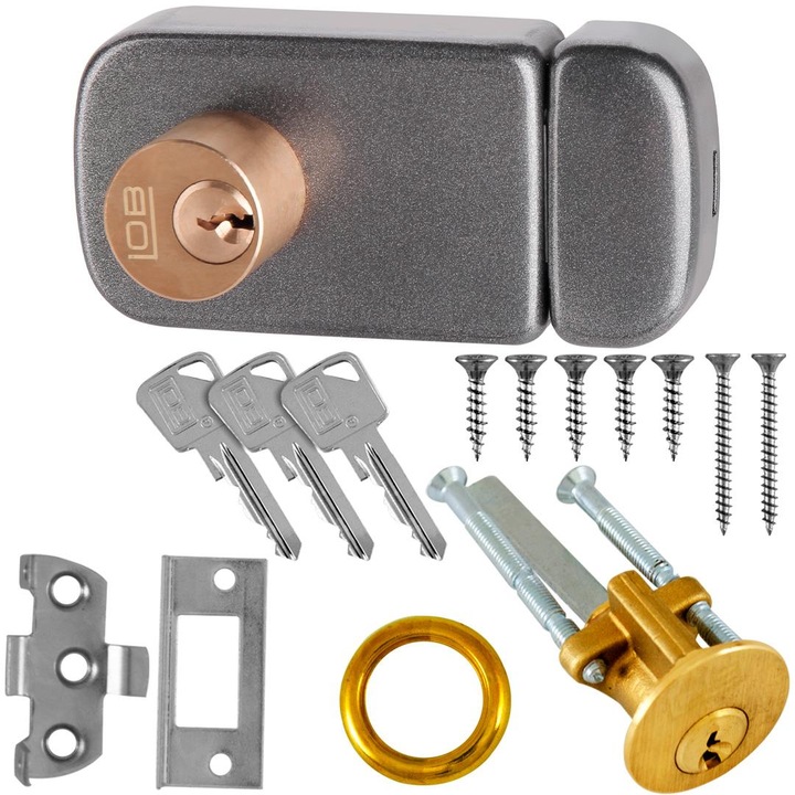 Zavor LOB TB62 60 mm, grafit, 3 chei