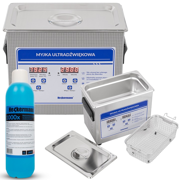 Curatator ultrasunete HECKERMANN JP-020S 3.2 L + lichid 1 L