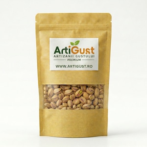 Fistic copt in coaja cu sare - ArtiGust - Gust intens, Textura Crocanta, Calitate Premium 900g
