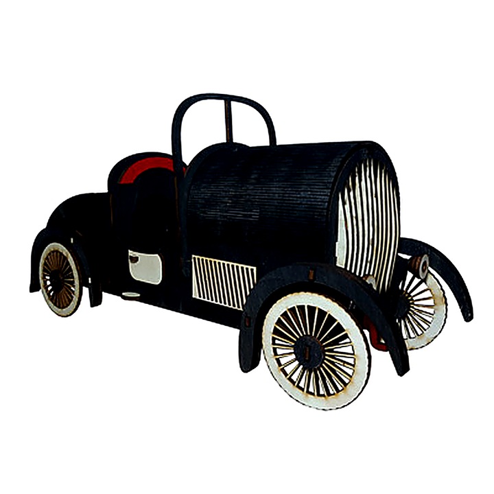 Fadoboz borhoz, vintage autó, retro design, standard palackrekesz