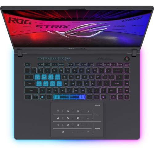 Laptop Gaming Asus Rog Strix G16, G615JHR-RV077, 16-inch, FHD+ 16:10 (1920 x 1200, WUXGA), Intel Core i7 Processor 14650HX 2.2 GHz (30MB Cache, up to 5.2 GHz, 16 cores, 24 Threads), Intel UHD Graphics, NVIDIA GeForce RTX 5050 Laptop GPU, 165Hz, 2x DD