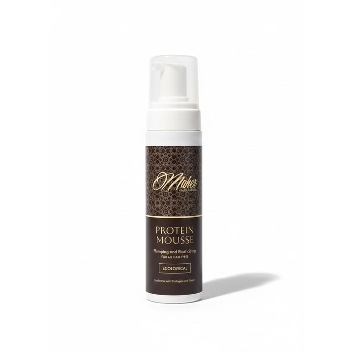 Spuma de păr modelatoare MAHER PROFESIONAL, 200 ml, elasticitate, hidratare