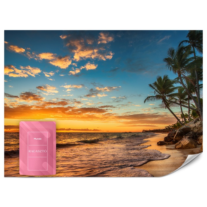 Fotótapéta Muralo Strand Trópusi 150x105 Tájkép Modern Nappali Dekoráció