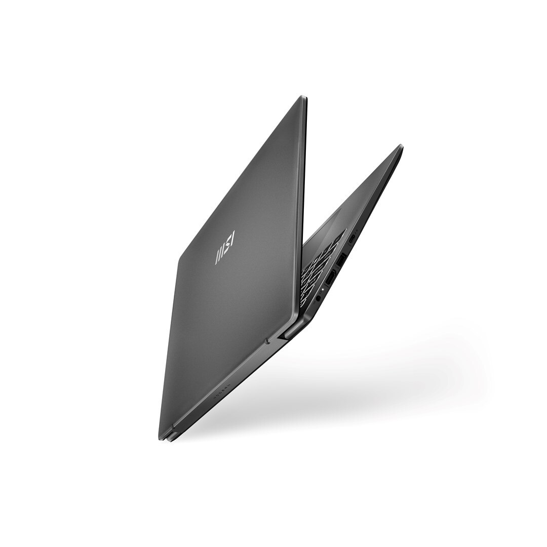 Laptop MSI Modern 14, 14" Full HD, Intel® Core™ i5 1334U pana la 4.6 GHz, 16 GB RAM DDR4, 512 GB SSD, Intel Iris Xᵉ Graphics, Windows 11 Pro, Platinum Grey 512 GB