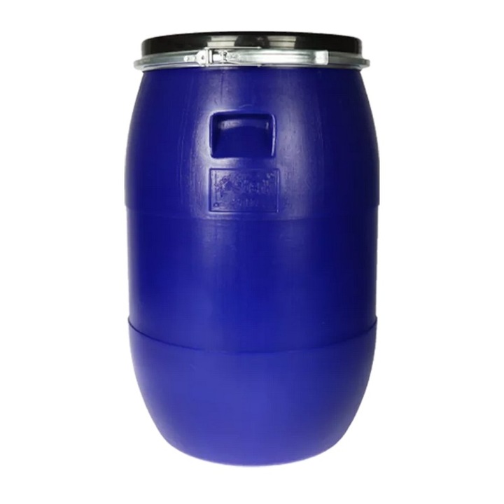 Butoi plastic 85L, UN, cu obreja, rezistent, pentru contact cu alimente