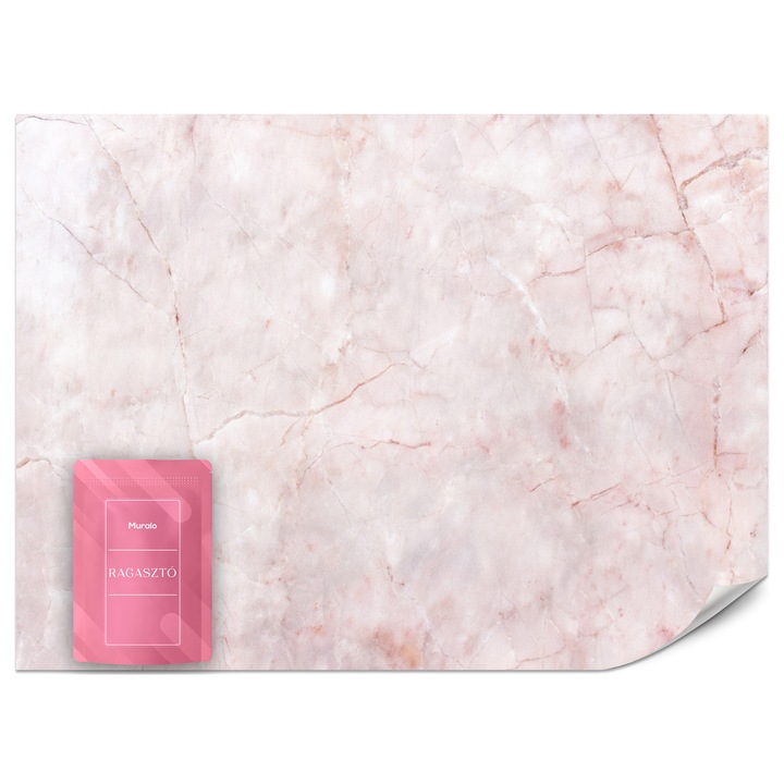 Fotótapéta Muralo Rózsaszín Márvány 450x315 Absztrakció Modern Nappali Dekoráció