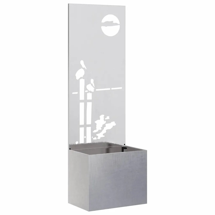 Ecran de intimitate pentru gradina vidaXL, Argintiu 50 x 140 cm