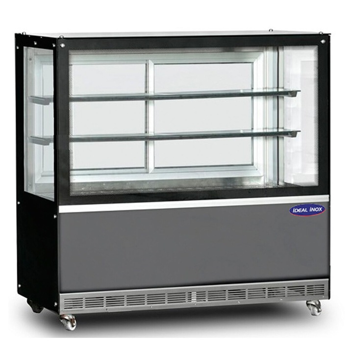 Vitrina rece expunere Ideal Inox 1000x700x1300