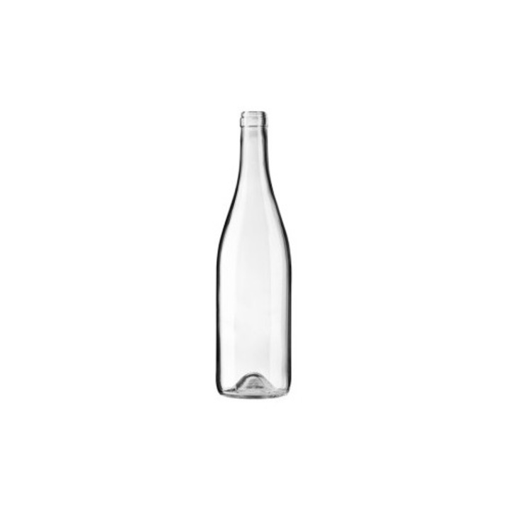 Pachet 12 sticle vin, profil cilindric, Borgona 750 ml