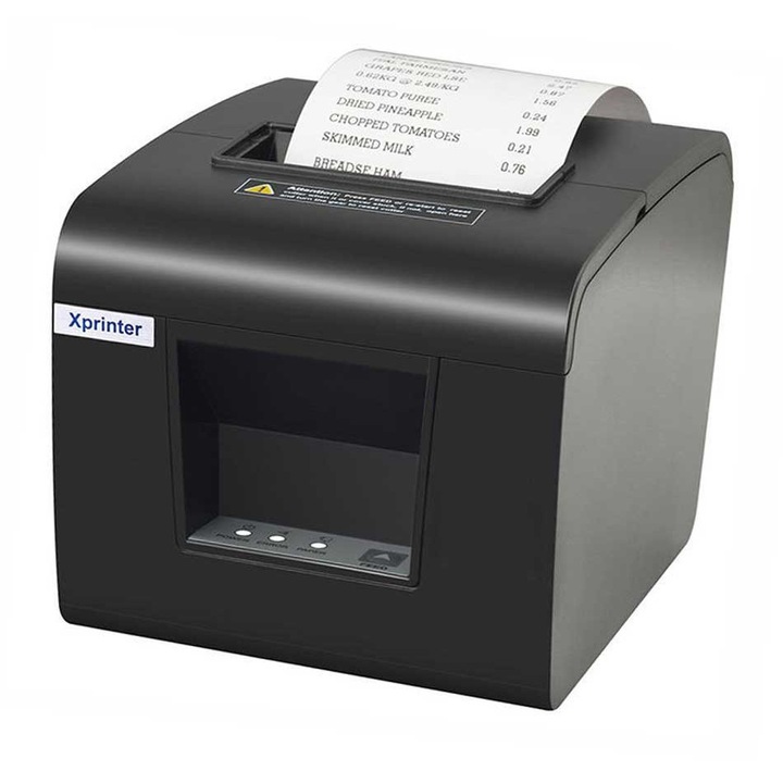 Xprinter XP-E200M hőnyomtató, 200 mm/s, 58x80mm, fekete