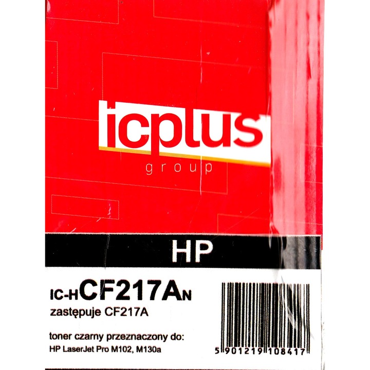 Toner pentru imprimante laser, ICplus, compatibil HP, negru, 1600 pagini