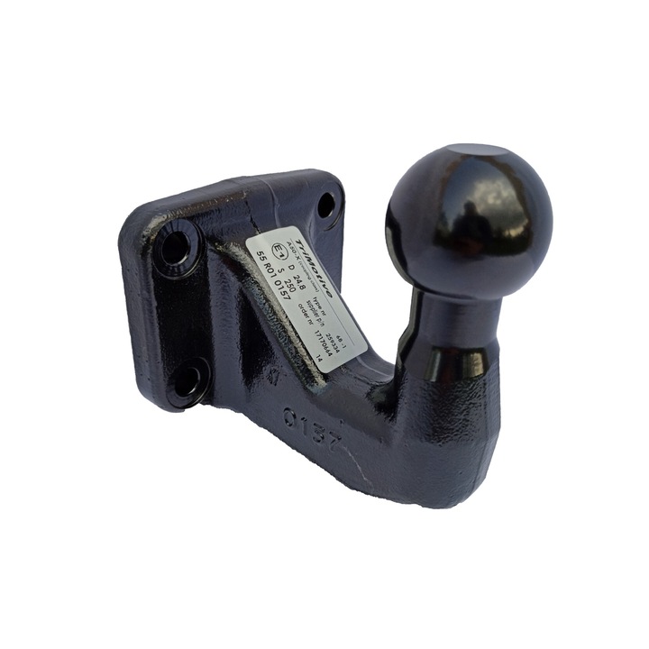 Фланцова топка, 250 кг, 83x56 мм, черна, комплект