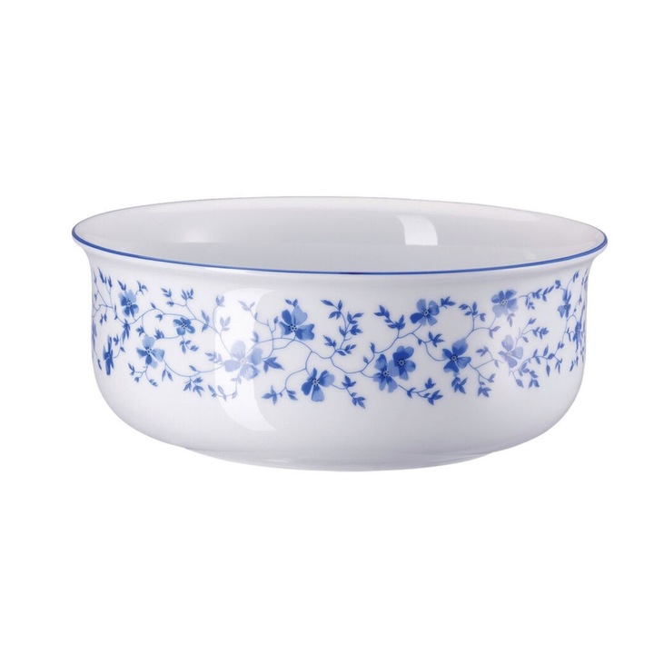 Bol din portelan Rosenthal Form 1382 Blaubluten, alb, 20 cm, set