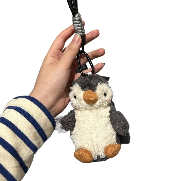 Breloc XongSyue, pinguin din plus, pentru femei si fete