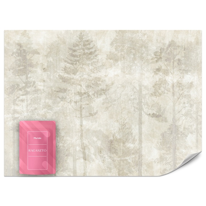 Fotótapéta Muralo Természet Erdő Absztrakció 500x350 Tájkép Modern Nappali Dekoráció